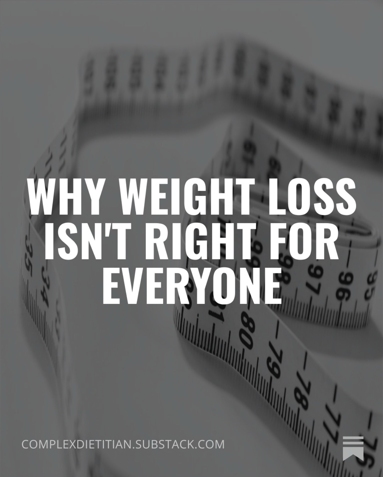Why Weight Loss Isn’t Right for Everyone